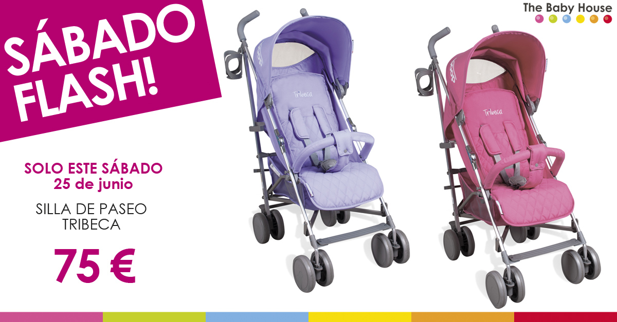 Nueva oferta especial en productos para tu bebé: sólo el 25 de junio, silla de paseo Tribeca a 75 €