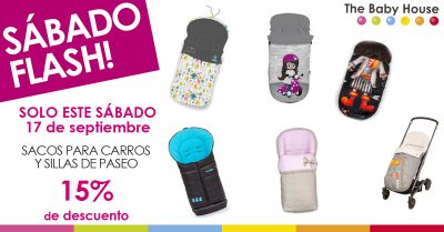 Nueva oferta en productos para tu bebé: sacos para sillas de paseo con un 15% de descuento